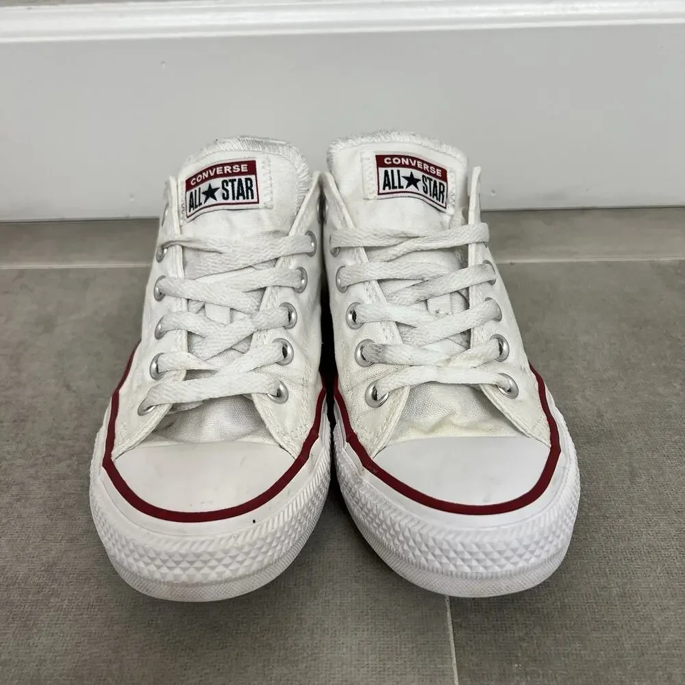 Converse Chuck Taylor All Star Mens 6/Womens 8 White Low Top Casual Shoes